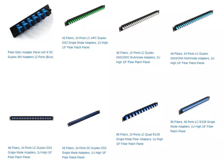 LGX 12 Ports Metal SC ST LC FC Fiber Optics Accessories