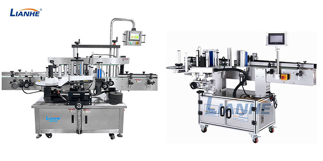 Adhesive Sticker Bottle Labeling Machine 3000W Antirust Stainless Steel