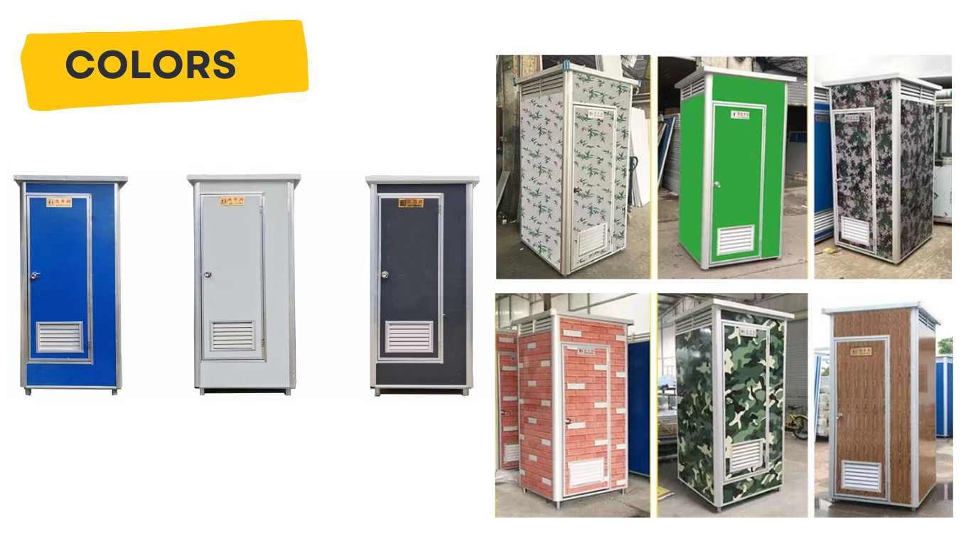 50mm Panel Steel Portable Toilet