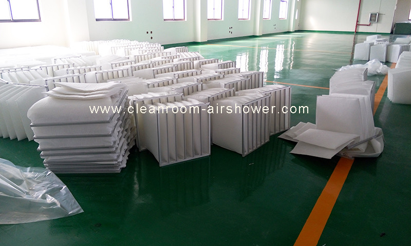 M6 High Dust Capacity Self Supporting Pocket HEPA Air Filter For Gas Turbines