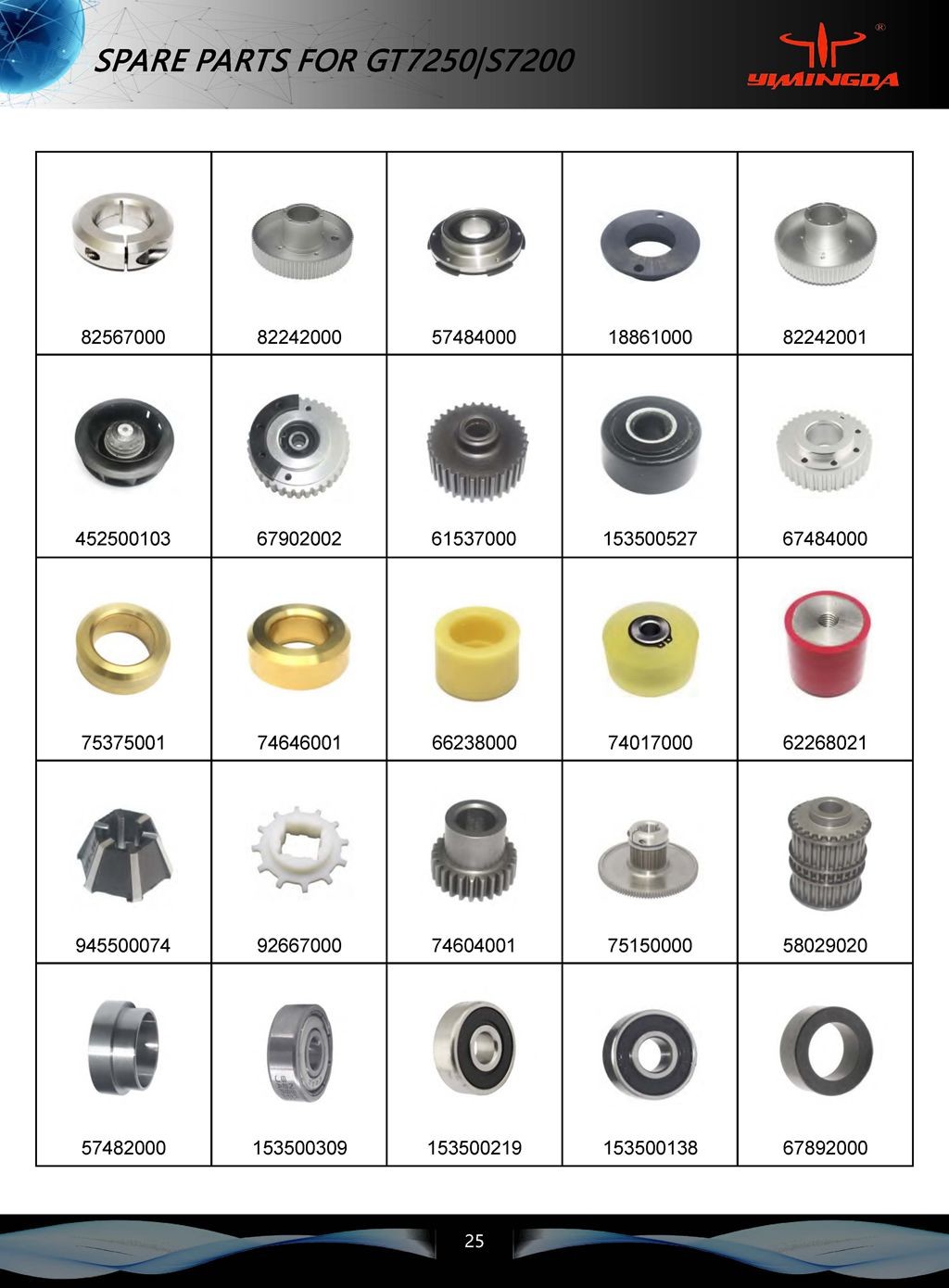 Bearing Block Linear Gu Ideway 12mm PN 153500684 For GT7250 Cutting Machine