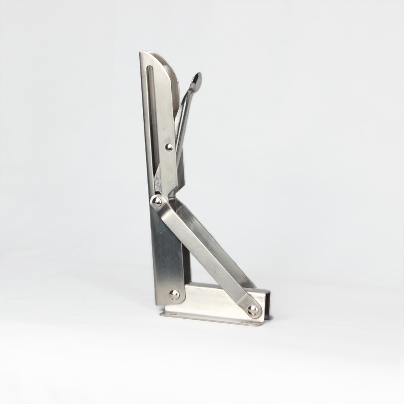 250mm Triangle Iron Folding Shelf Brackets For Furniture Industry