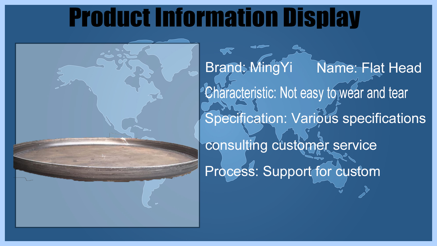 12mm Corten Steel Tank End Flat Head for Pressure Vessel Upgrades and Modifications