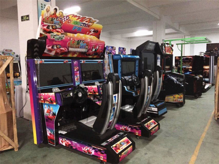 500W Outrun Arcade Racing Game Machine For Teenager And Adults