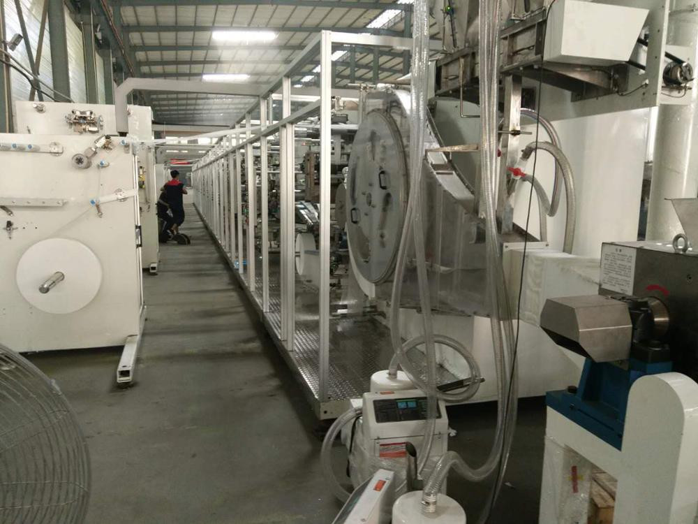 380V 6.5m Width Full Servo Baby Diaper Production Line 500Pcs/Min