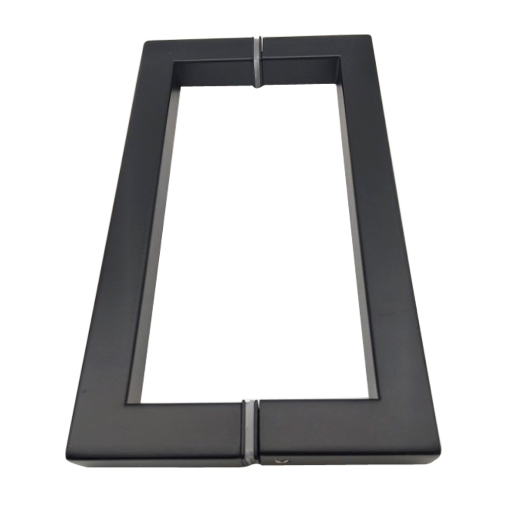 Stainless Steel Square Shower Door Handle 6 "8" Back to Back for Modern Hotel Design