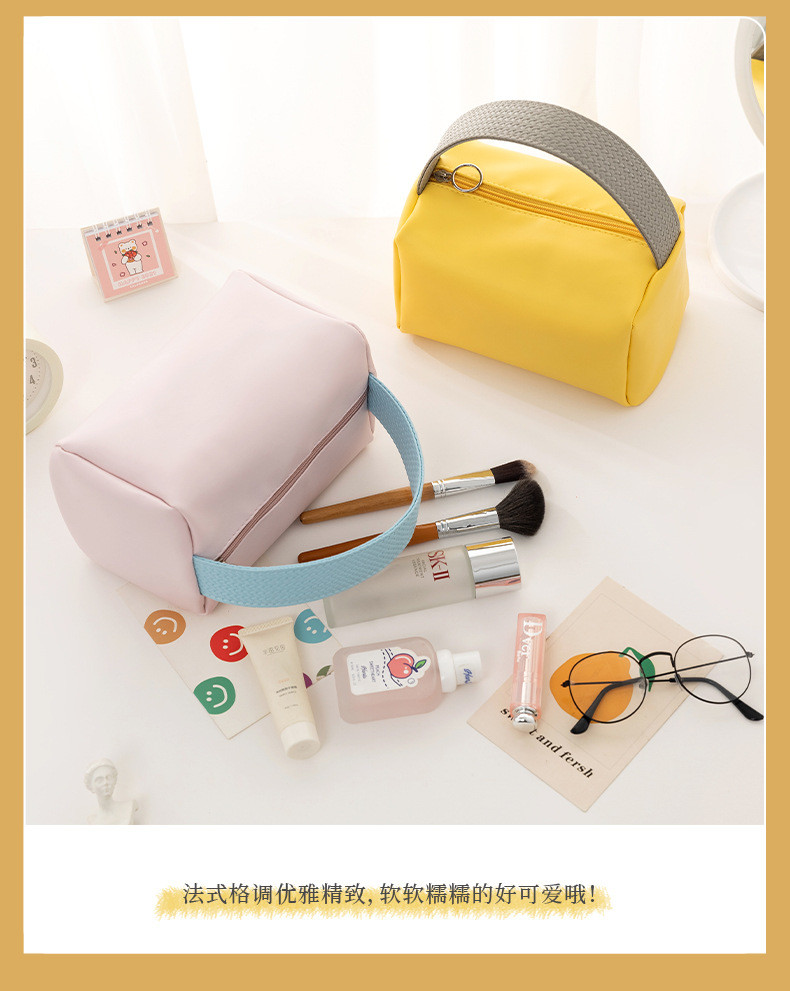 NEW PORTABLE MAKEUP BAG LARGE CAPACITY CANDY COLOR TRAVEL PORTABLE TOILETRY BAG SUNDRIES ORGANIZE MAKEUP STORAGE BAG