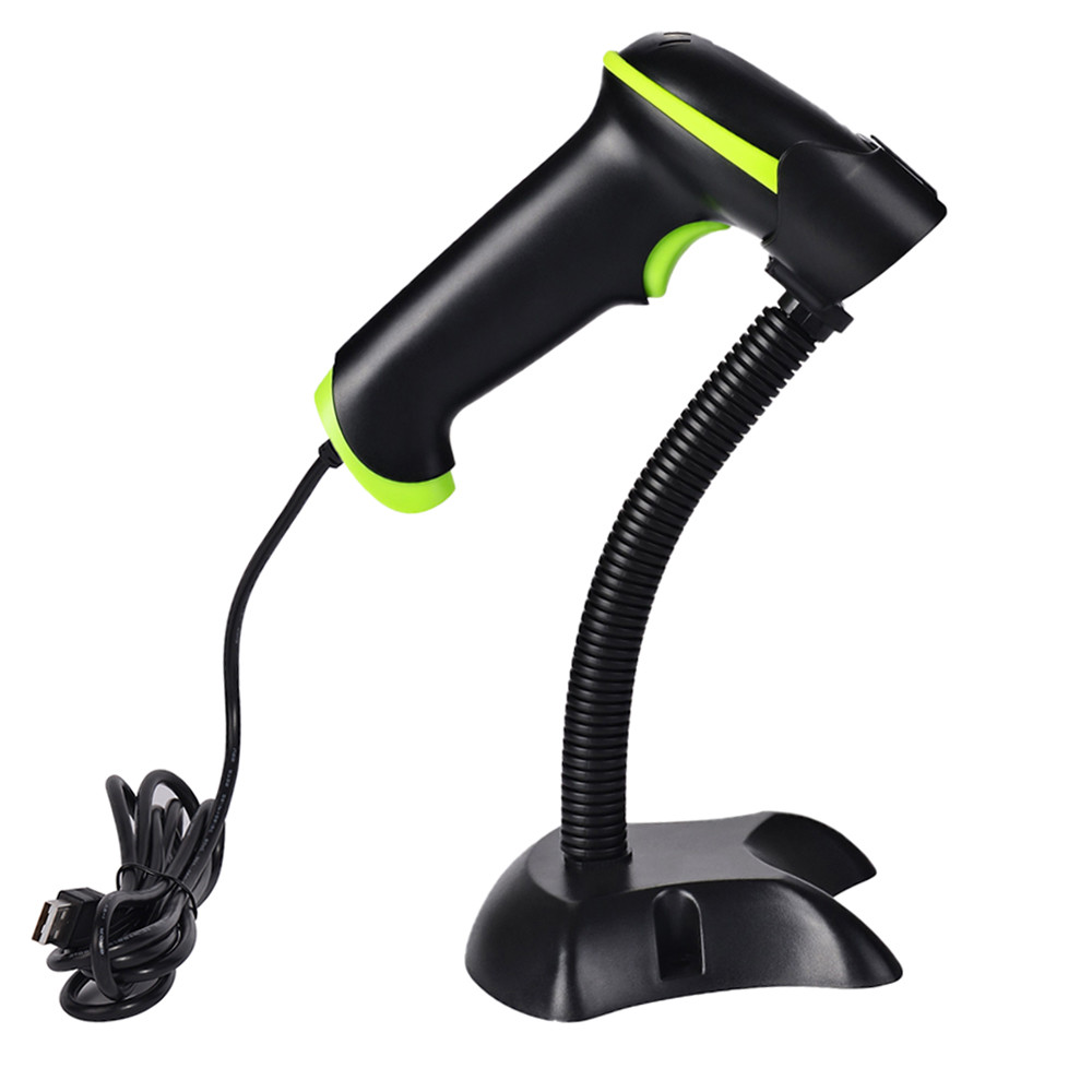 1D Wired Barcode Scanner Handheld Laser Bar Code Reader USB RS232 TTL Interface