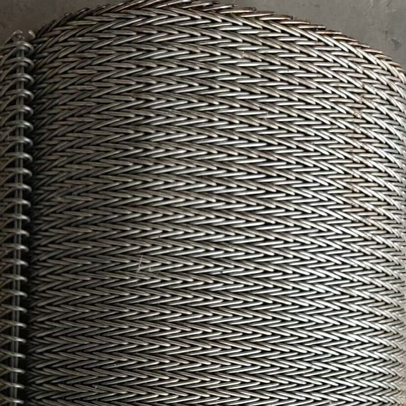 Nuts / Cookies Stainless Steel Compound Balanced Conveyor Belt Sale