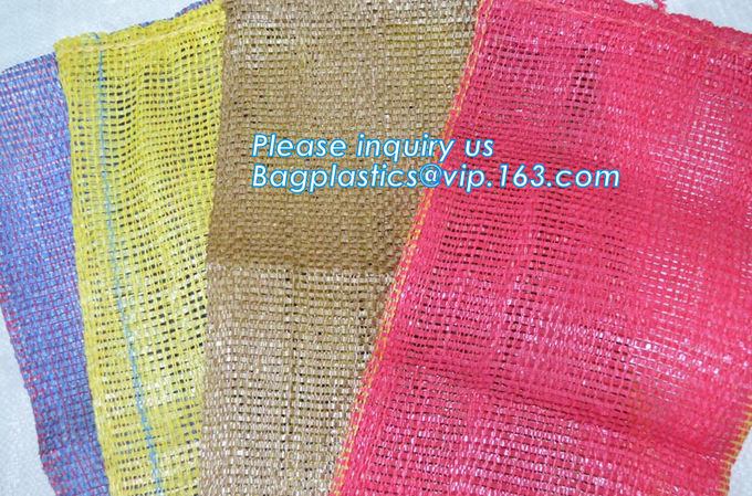 custom label vegetable onion potato raschel tubular mesh net bags,PE/PP hot sale good quality leno raschel mesh bags pac 0