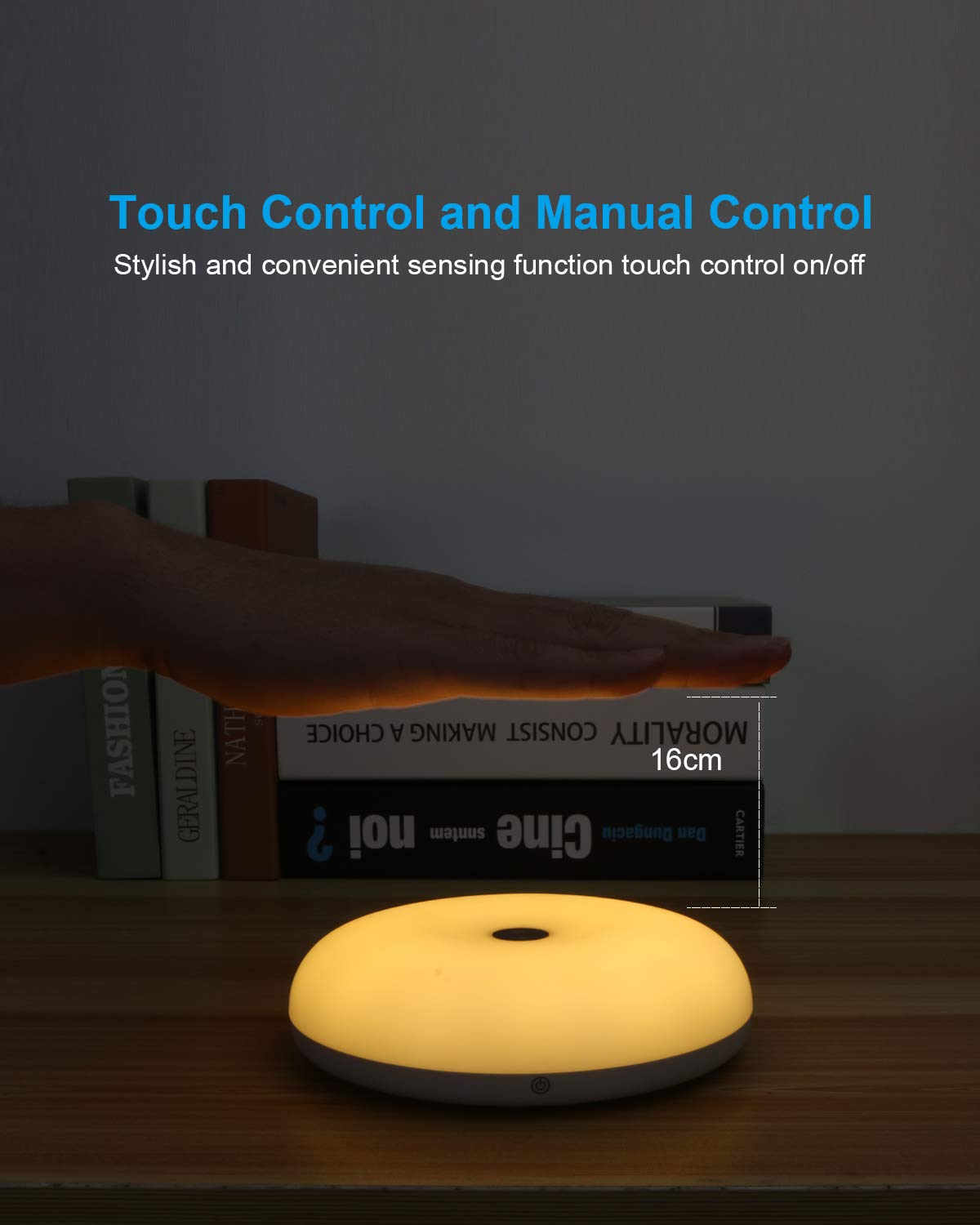 Eye Caring 2500mAH Battery 3W ABS Touch Sensitive Night Light