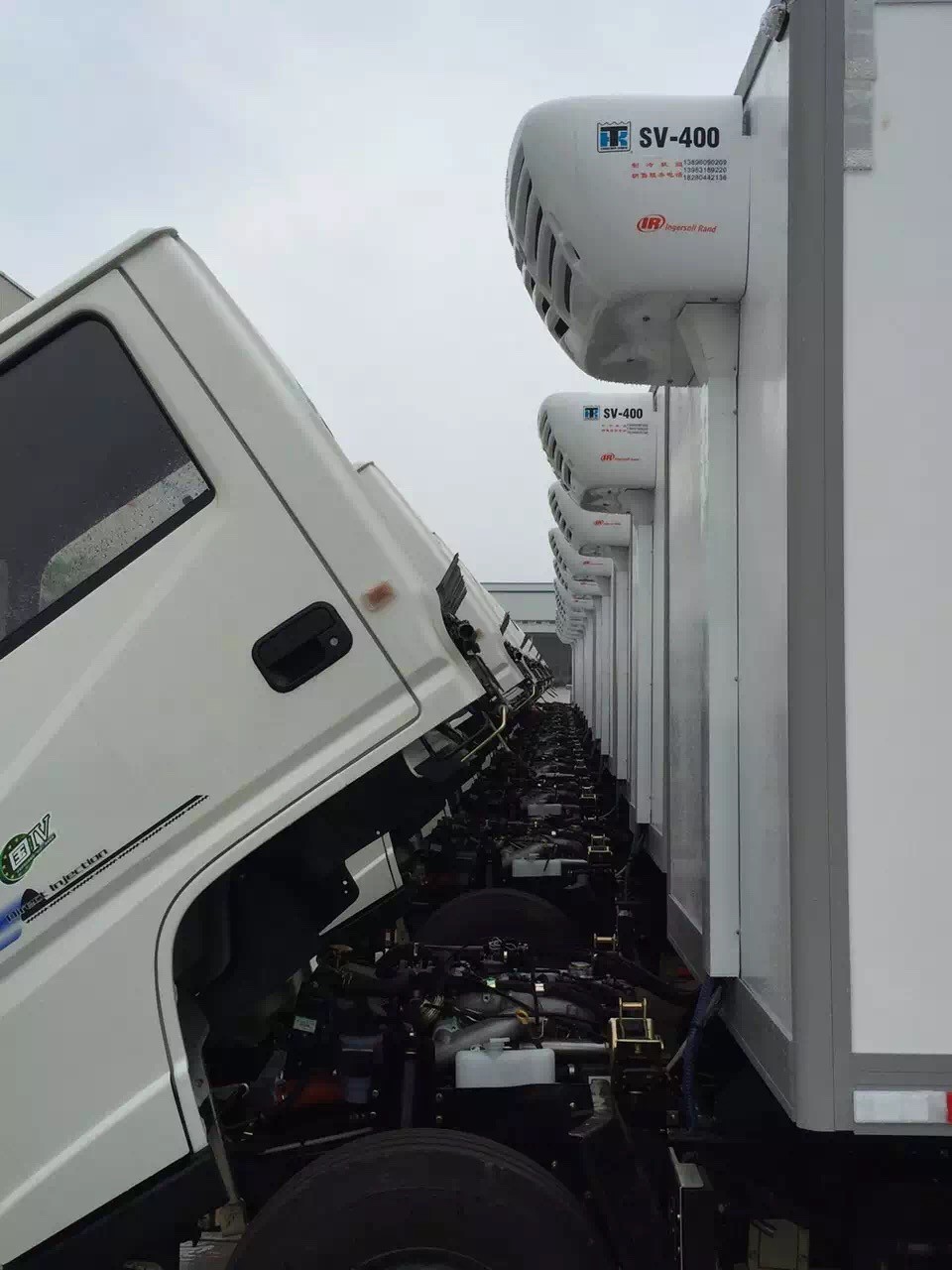 TK21 Compressor 2.5kg -25 Centigrade Semi Trailer Refrigeration Units