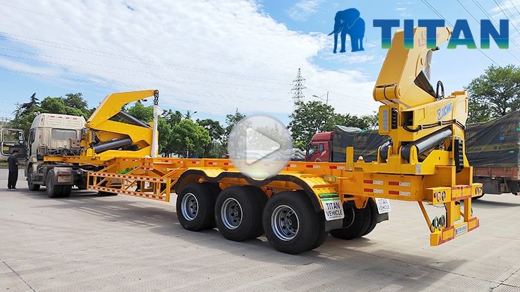 TITAN 45 Tons 40 Ft Container Side Loader Trailer for Sale