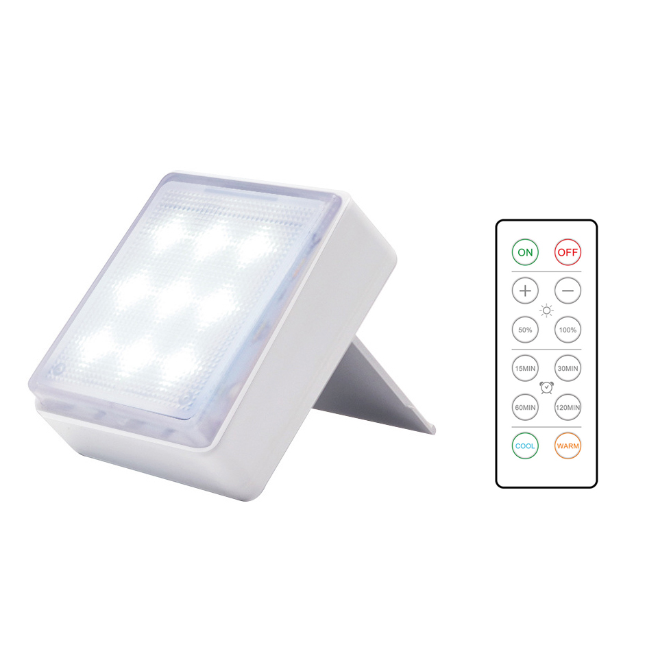 Dual Color Dimmable 6000K 0.5watt Remote Control Under Cabinet Light