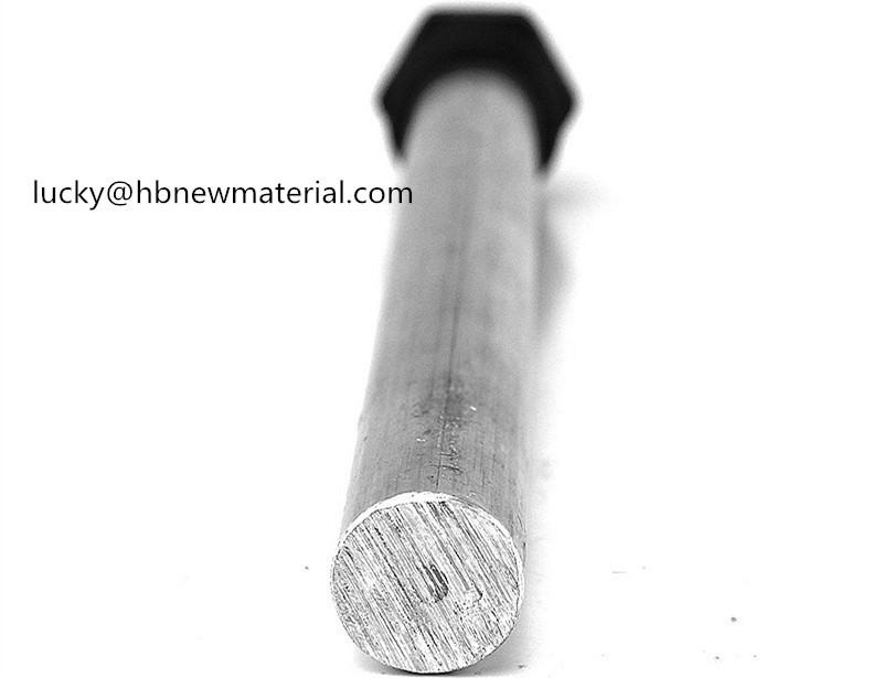 3/4 NPT X 20.62 Az31b Magnesium Anode Rod , Extruded Water Heater Anode