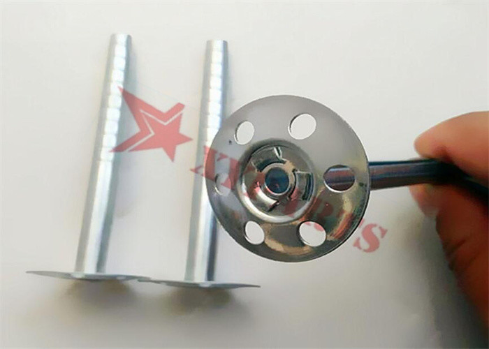 Galvanized Steel M8 Insulation Fixing Pins For Fixing Building Board Wall