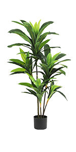faux plants indoor artificial plants fake plants 4ft tall silk plants for home office decor