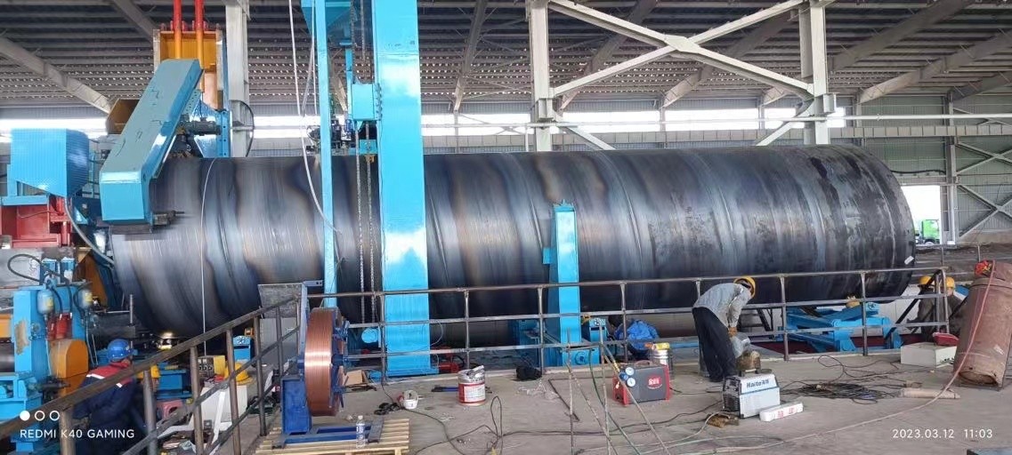 High Frequency Spiral Welded Pipe Making Machine Longitudinal Spiral Fin Tube Machine
