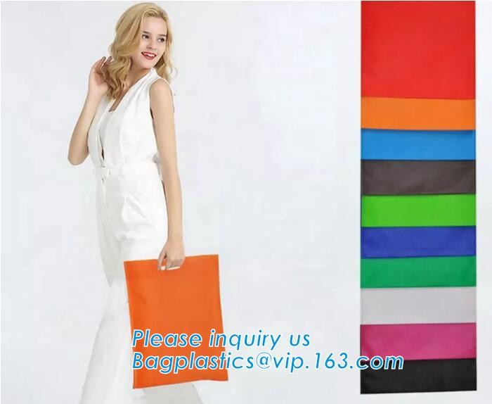 non-woven promotional shopping bag ultrasonic non woven bag, Custom printed tote non woven bag shopping shoulder bag pri