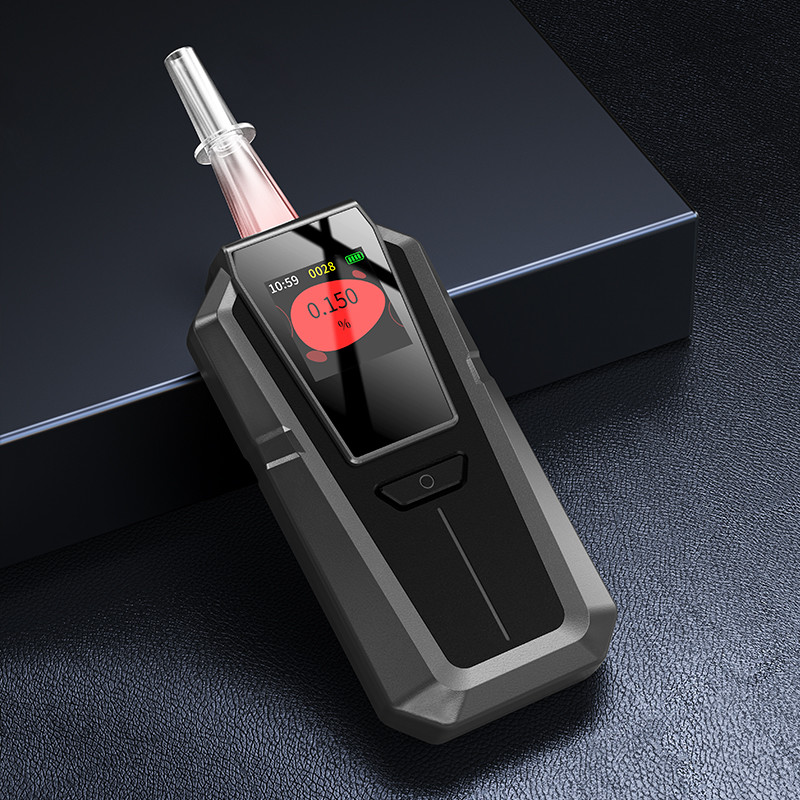 Highly Sensitive Mouthpipe Alcohol Test Breathalyzer Detection Range 0.00-400mg/100ML