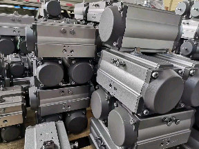 Simple effect pneumatic actuator - RATSA model Al Body Simple Effect - ISO5211