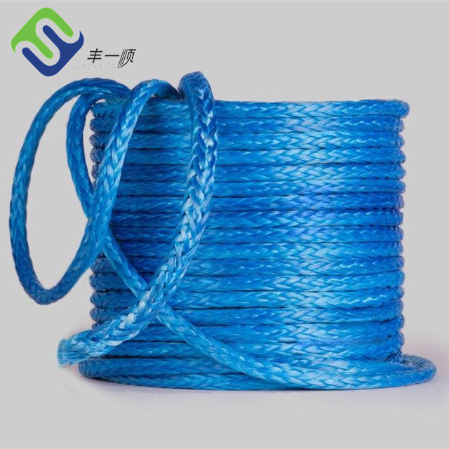 60mm Ultra High Molecular Weight Polyethylene Rope 12 Strand MBL Mooring Rope