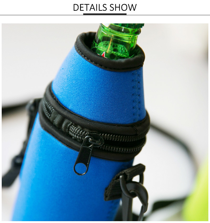 2 Packs Waterproof Foldable Neoprene Beer Bottle Sleeve