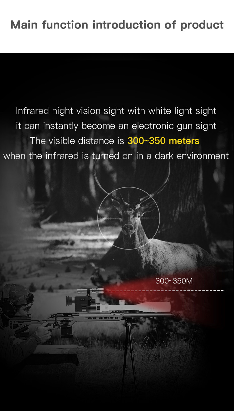 Remote Observation Shooting Digital Night Vision Camera Infrared For Hunting