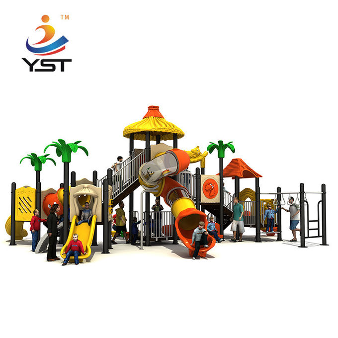 Galvanized LLDPE Plastic Kids Soft Play Equipment Powder Coating