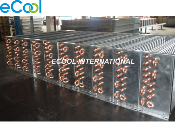 Dry Cooler / Oil Cooler / Hot Water Fin And Tube Heat Exchanger Coil Air Cooled Evaporator