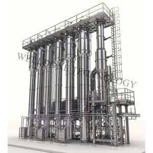 Collagen / Soybean Protein 10000KGS/H Thin Film Evaporator