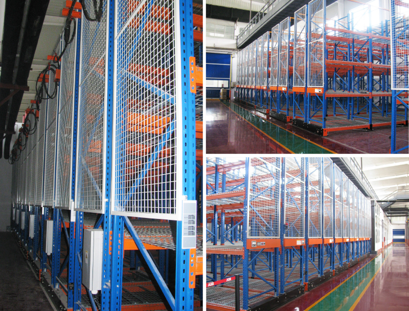 Electric mobile racking system