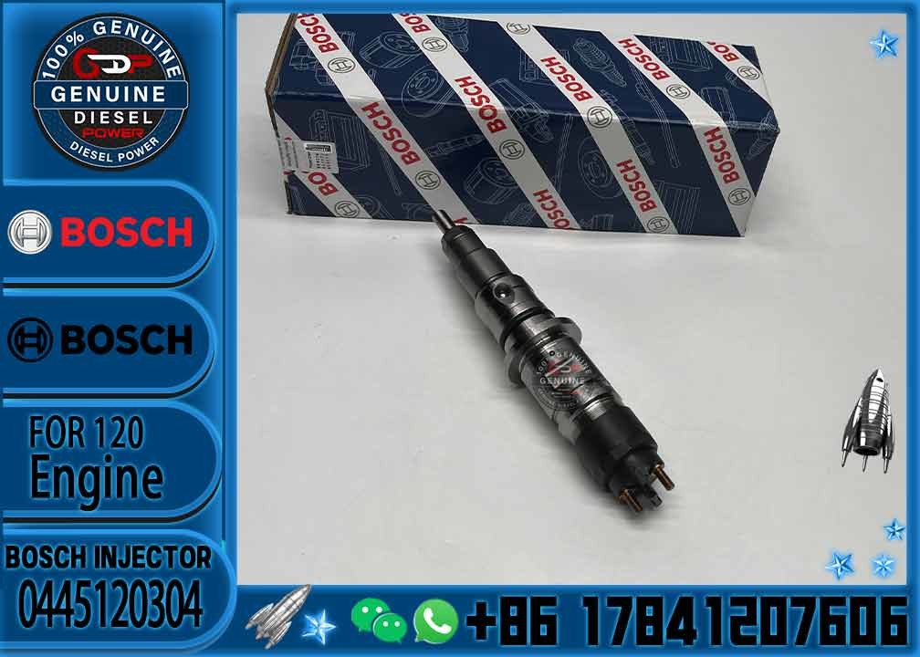 Boschs injectors 0445120304 diesel common rail fuel injector 5272937 for cummins ISC/ISLE/ISL9