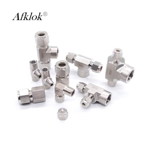 High Pressure 316 Stainless Steel Tube Fittings 3000PSI Water Oil Gas Applicatio