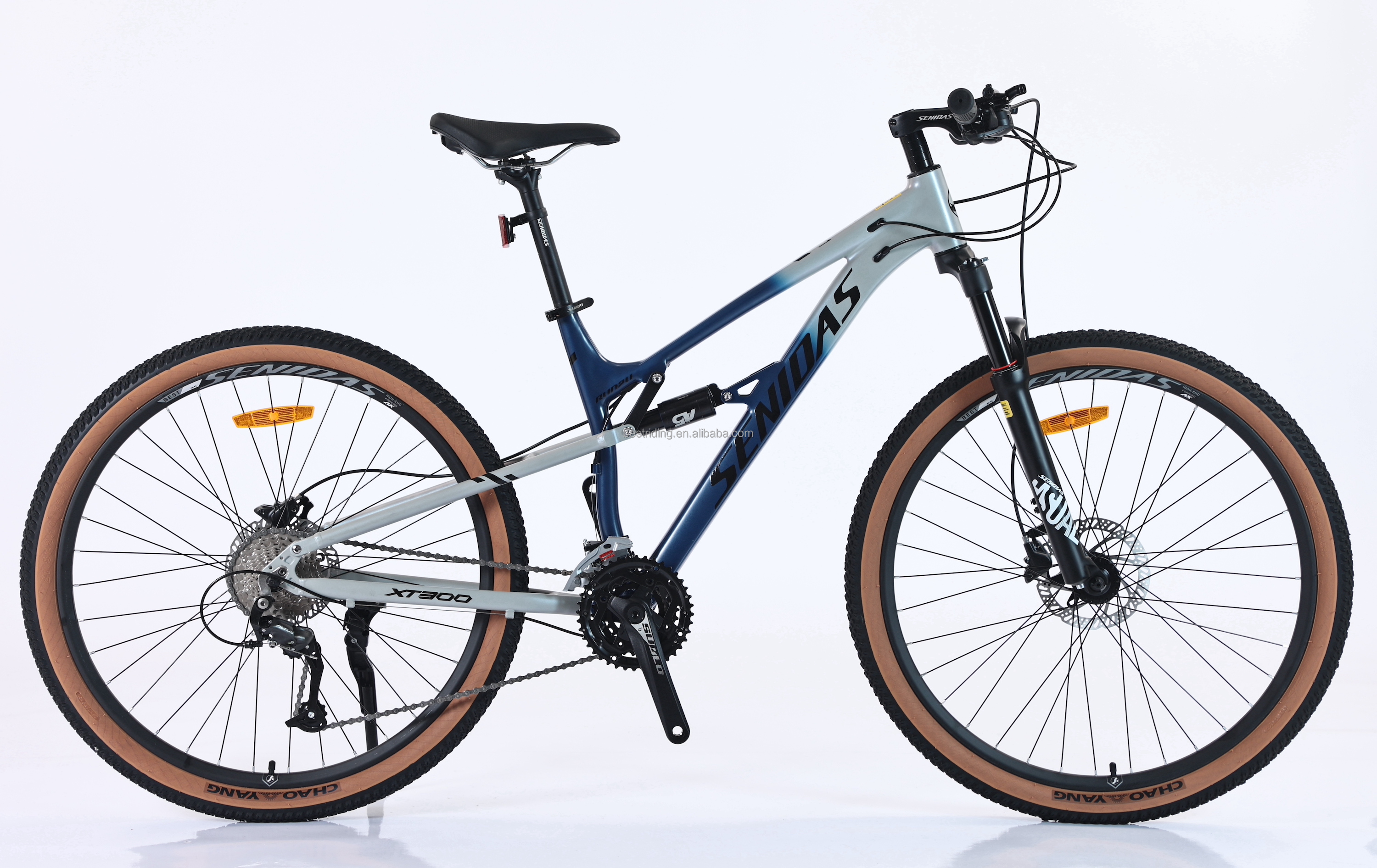 Customizable Dual Suspension 27.5 inches Soft tail Mountain Bike with Aluminum Handlebar