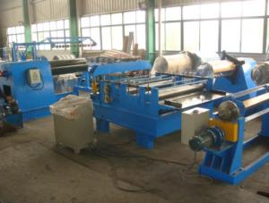 China 11Kw Motor Power  Cut to length Line Steel Slitting Machine High Speed Carbon Steel  Thickness 0.25 - 1.2mm on sale