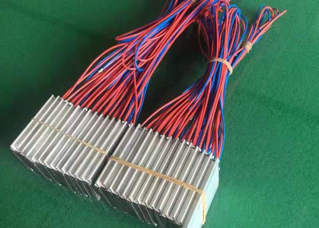 Screw Fixing PTC Heating Element DC AC 12V 110V 240V Full Clad And Wired