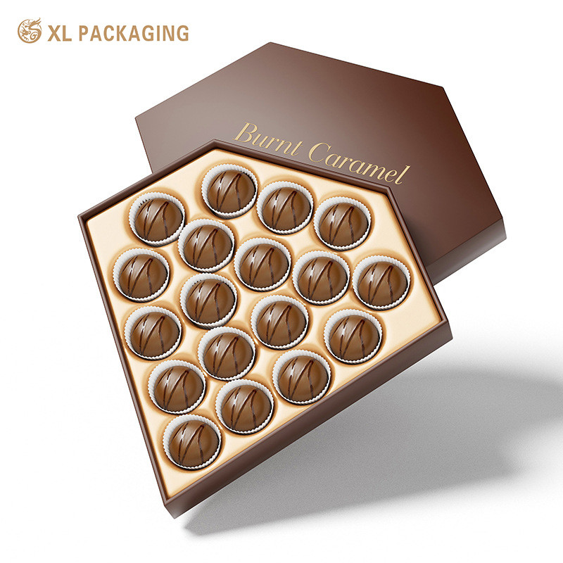 Offset Printing Macaroon Paper Packaging Box for Custom Design Diamond Shaped Chocolate