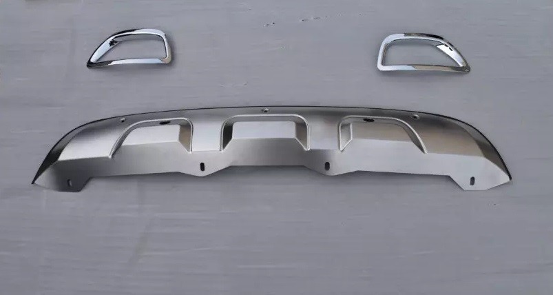 Steel Auto Body Kits , Renault Captur 2016 Rear Bumper Skid Plate