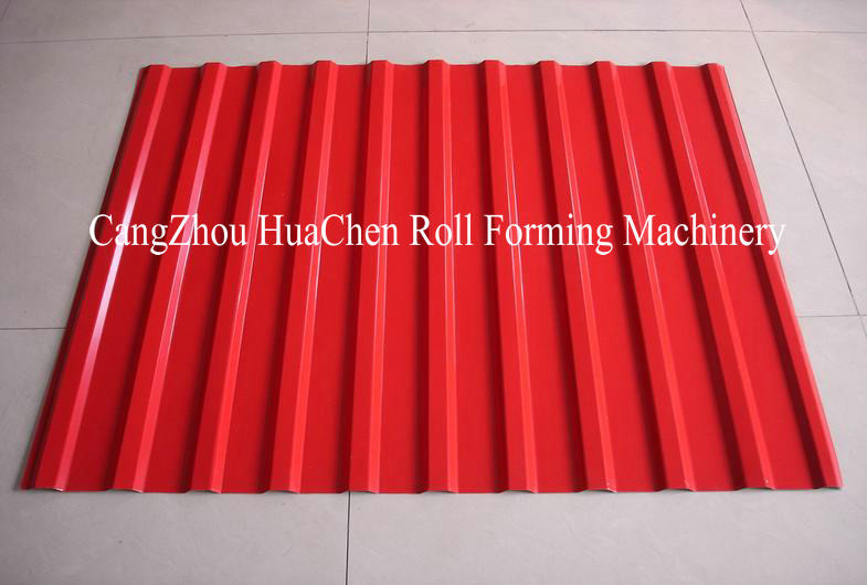 Galvanized Steel Wall Panel Roll Forming Machine / Equipment With Low Consume