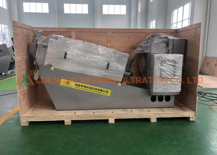 Energy Saving Conch Sludge Dewatering Machine Stainless Steel Materials