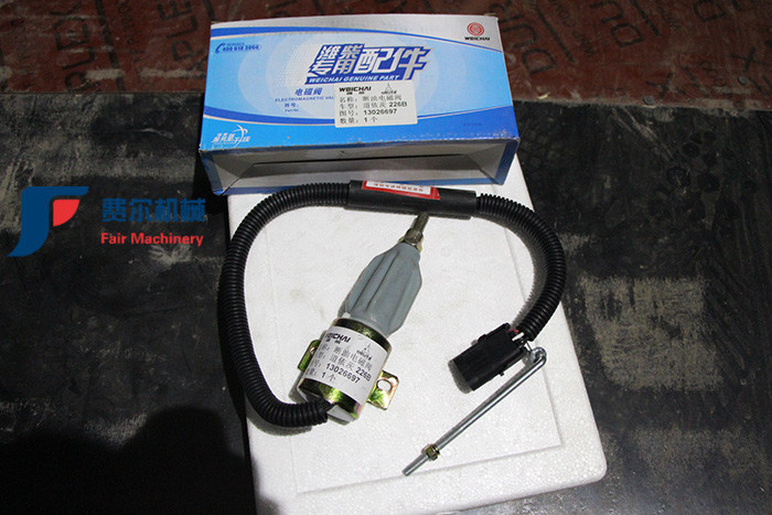 936 Wheel Loader Spare Parts Weichai Deutz TD226B Engine Solenoid Valve 13026697