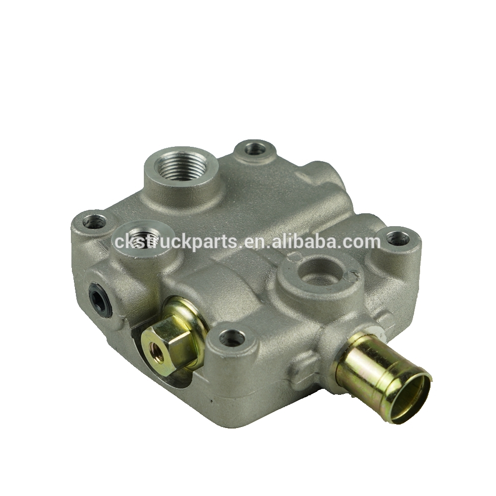 China Manufacturers Japanese Truck Diesel Engine Pneumatic Air Brake Compressor for 6WA1 Double cylinder Iron Cover Engine