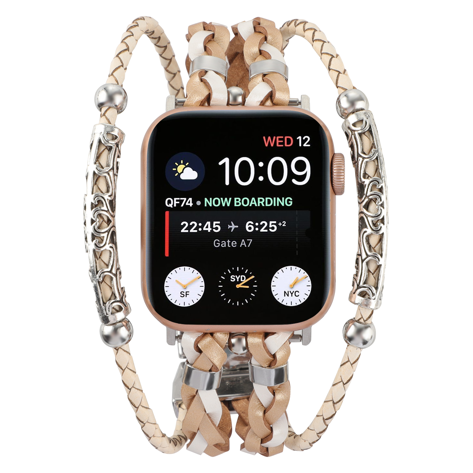 DHL.UPS.FEDEX.EMS Trendy Zou Chrysanthemum Decorative Smart Watch Band