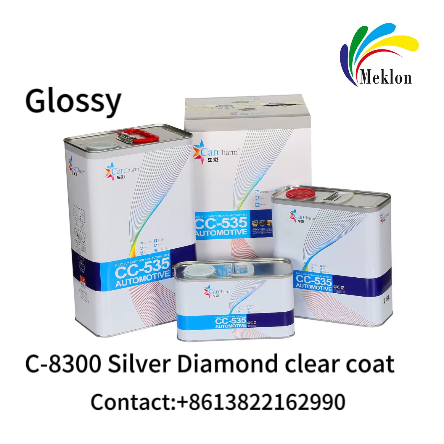 Silver Diamond Car Clear Coat Varnish Anti Abrasion Weather Resistant