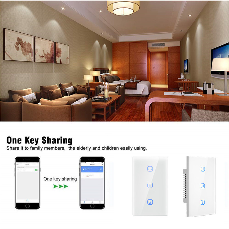 Wireless WiFi Smart Boiler Switch Water Heater Switch Tuya APP Remote Control Amazon Alexa Google Home Voice Control