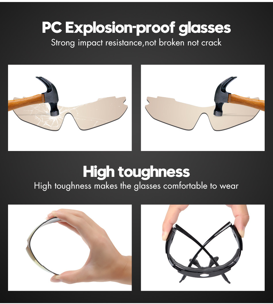 High Performance Polarized Night Vision Glasses Unbreakable Durable TR90 Frame
