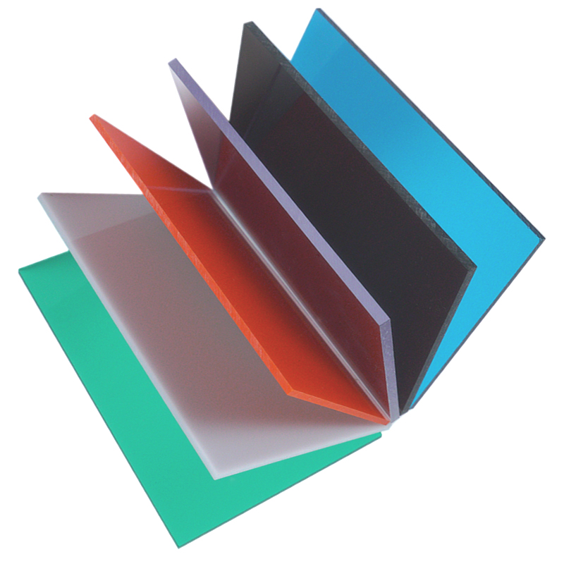 Polygao Scratch Resistant Hard Coated clear / Transparent Solid Polycarbonate Panels / Pc Solid Polycarbonate Sheet