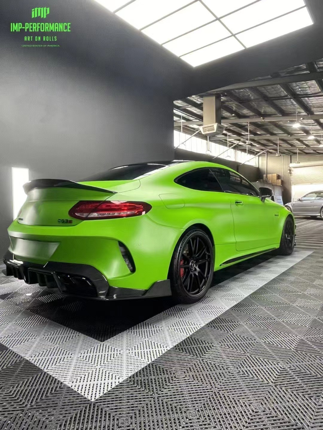 Auto Parts for Mercedes C63 C63S Coupe Body Kit C63 C63S Coupe Upgraded IMP Style Front and Rear Bumper Spoiler Body Kit