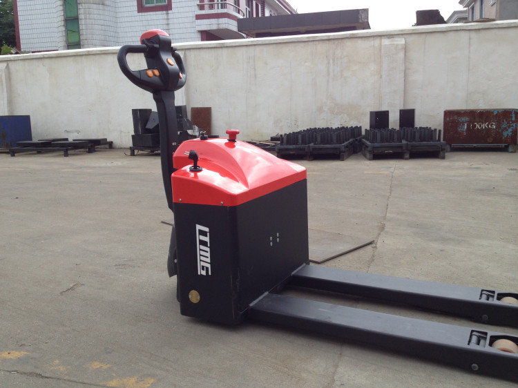 80Ah Battery Powered Pallet Truck 1150mm Fork Length 1500kg Rated Capacity
